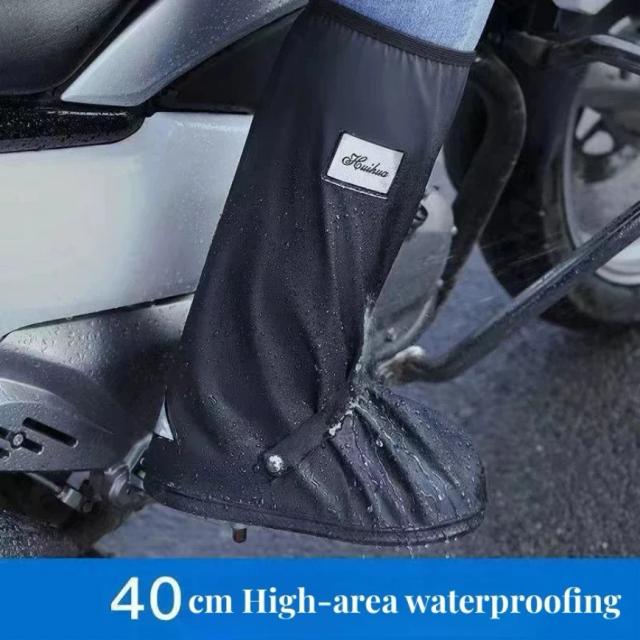 Protetor de Sapatos de Motocicleta Antiderrapante Durável para Ciclismo ao Ar Livre - Unissex, Reutilizável