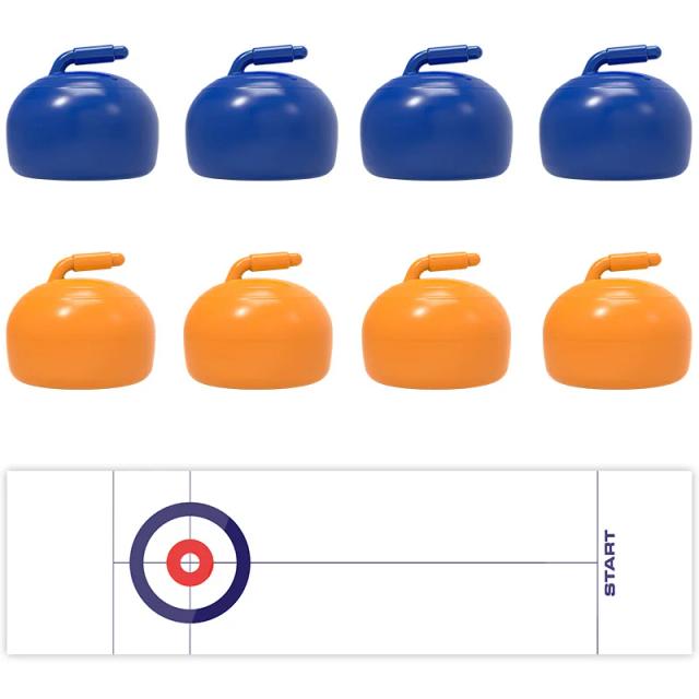 Jogo de Curling de Mesa Interativo para Família e Desenvolvimento Educacional