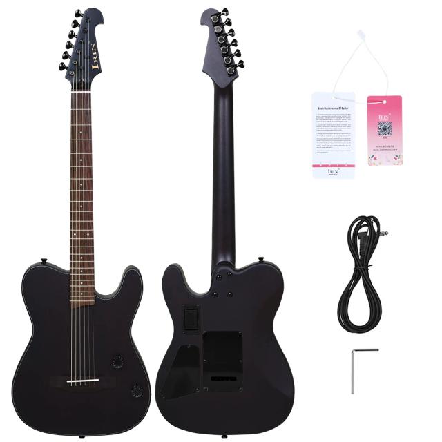 Irin R1 Guitarra Elétrica Folk 22 Peças Madeira para Performance Profissional
