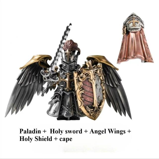 Paladin Crusader Estátua Magnética Destacável 6cm Metal Cobre
