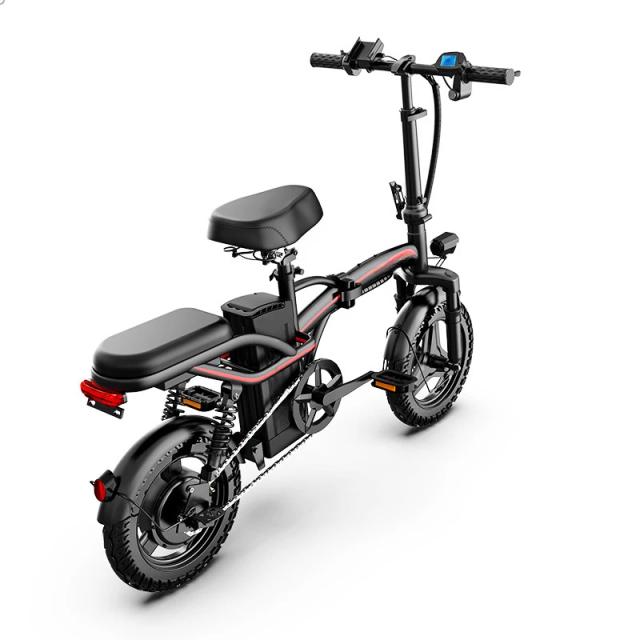 Bicicleta Elétrica Dobrável 14 Polegadas Liga de Alumínio Adulto