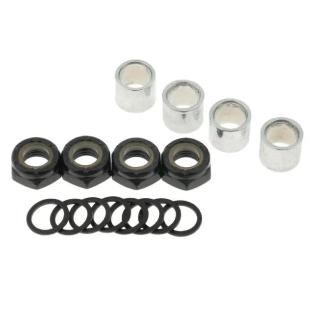 Kit de Espaçadores e Arruelas para Longboard - 16 Peças