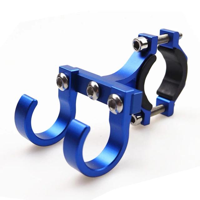 Gancho Duplo de Liga de Alumínio para Bicicletas e Scooters 2.1-3.6cm