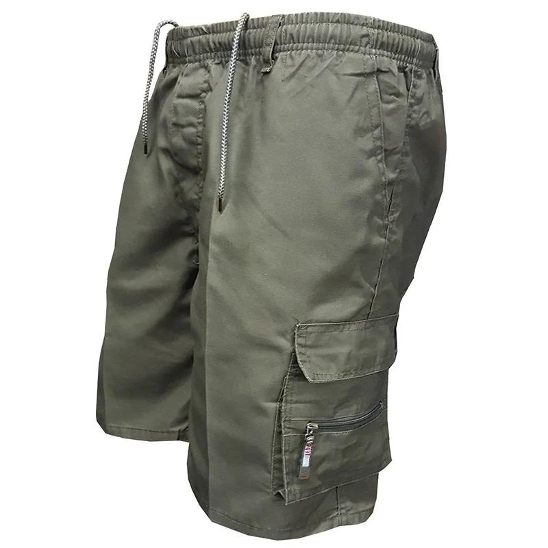 Calções de carga tático masculino, bolso grande, calças esportivas, calças de painéis, calças casuais masculinas, moda, plus size - Image 1