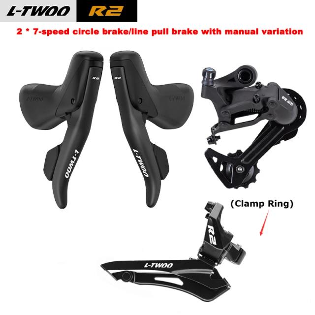 LTWOO R2 2x7 Speed Bicicleta de Estrada Groupset 14 Velocidades