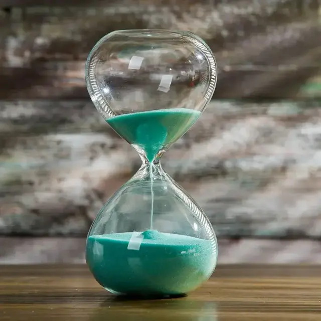 Ampulheta de Areia Premium - Temporizador de Precisão para Sua Rotina