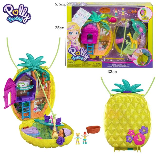Polly Pocket Mini Bonecas Colecionáveis com Acessórios para Crianças
