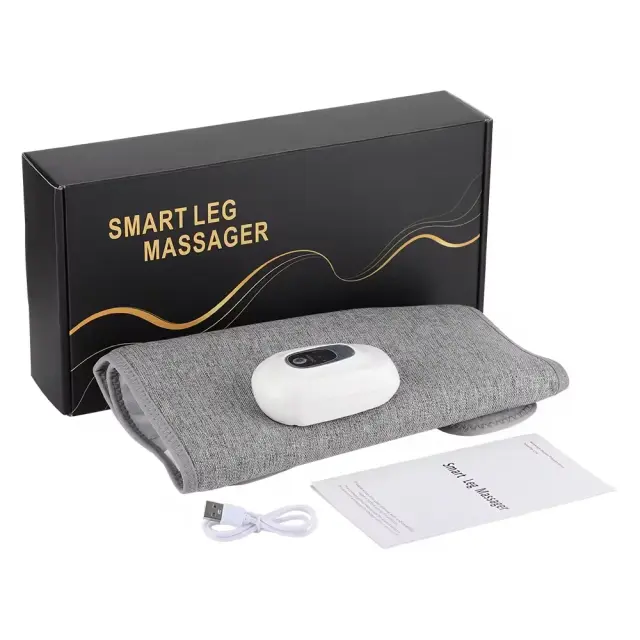 Massageador de Panturrilha Airbag 360° Sem Fio 3 Modos 3 Níveis