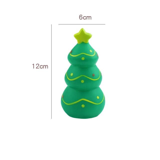 Brinquedos de Natal para Cães: Mordidas Resistentes em Vinil com Sons e Design de Alces para uma Festa Divertida