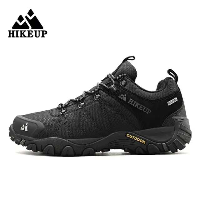 Hikeup Tênis de Montanha Masculino Antiderrapante para Caminhada e Escalada