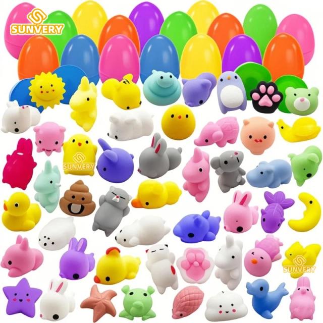 Mochi Squishy Toys Ovos de Páscoa Mistério 300+ Unidades
