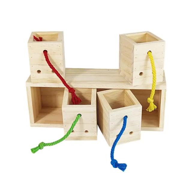 Brinquedos Interativos para Periquitos e Acessórios para Gaiolas de Pássaros Grandes