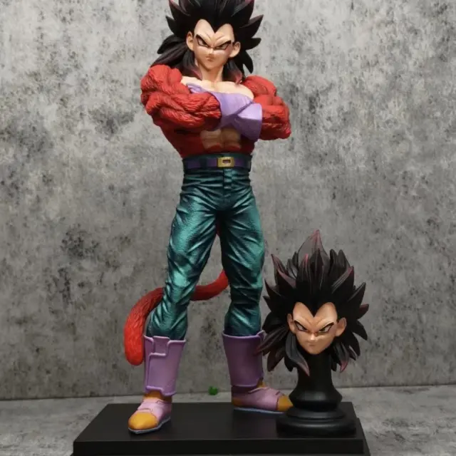 Figura Super Saiyan 4 Vegeta 28cm PVC Colecionável