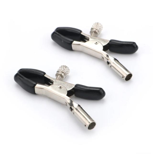 Grampos de Mamilo Metal Colorido Fetiche - Brinquedo Erótico para Casais