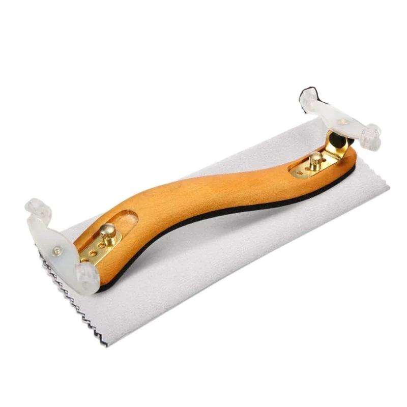 Ombro Resto com Pés de Borracha de Silicone para Violino, pés ajustáveis, espuma Padding, Shoulder Mount, 4, 4 - Image 1
