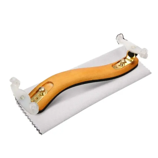 Ombro Resto Ajustável para Violino com Pés de Borracha de Silicone e Espuma de Amortecimento 4/4