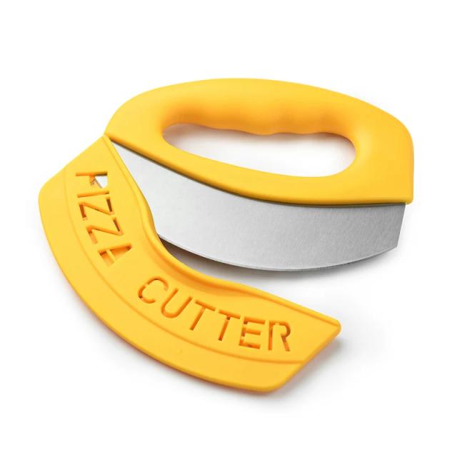 Cortador de Pizza Premium Aço Inoxidável com Tampa - Ferramenta Essencial de Cozinha