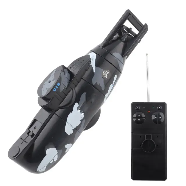 Mini Submarino Militar Controle Remoto 6 Canais