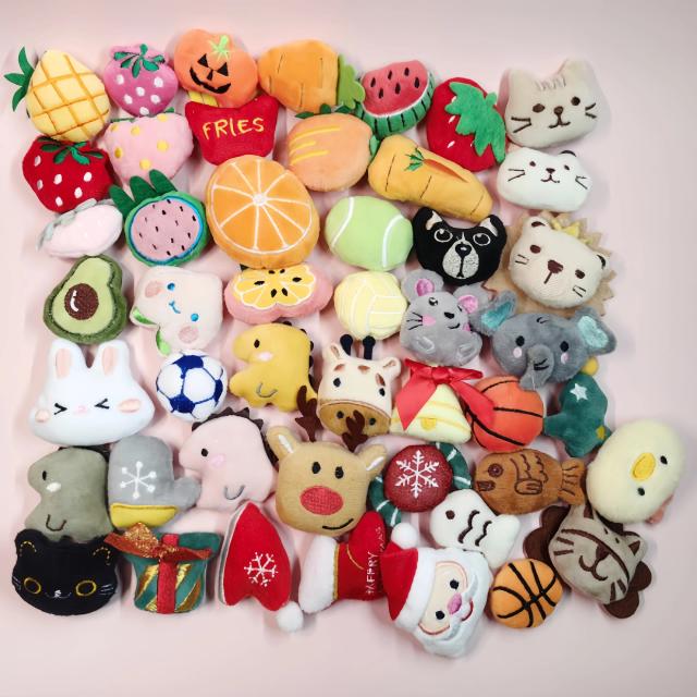 Brinquedo de Gato Pelúcia com Catnip - Kit 3 Unidades