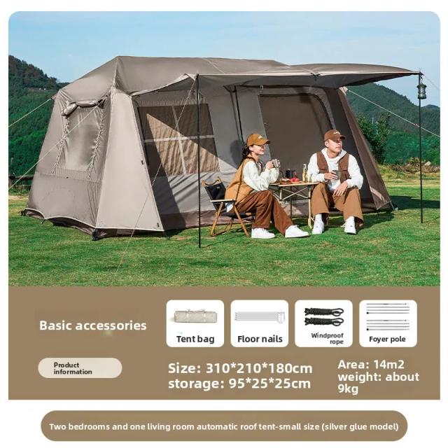 Hut Ridge Barraca de Acampamento Espacial Grande 5-8 Pessoas 13 ㎡ à Prova d'Água