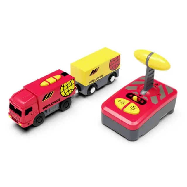 Trem de Brinquedo Magnético Diecast para Pistas de Madeira - Kit Completo