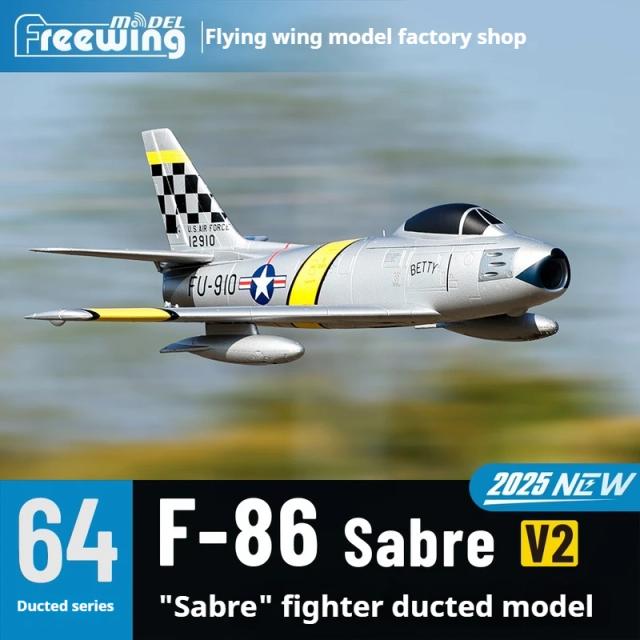 Freewing F-86 Sabre V2 64mm Jato RC 145KPH PNP