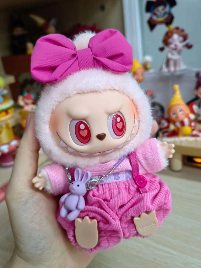 Labubu Roupas de Boneca de Pelúcia 17cm