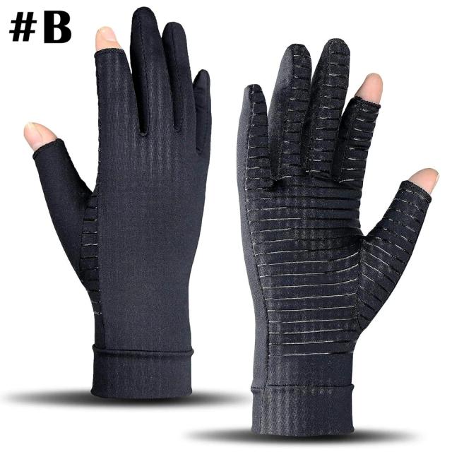 Luvas de Compressão de Cobre para Artrite com Tela Sensível ao Toque - Alívio Imediato da Dor nas Mãos