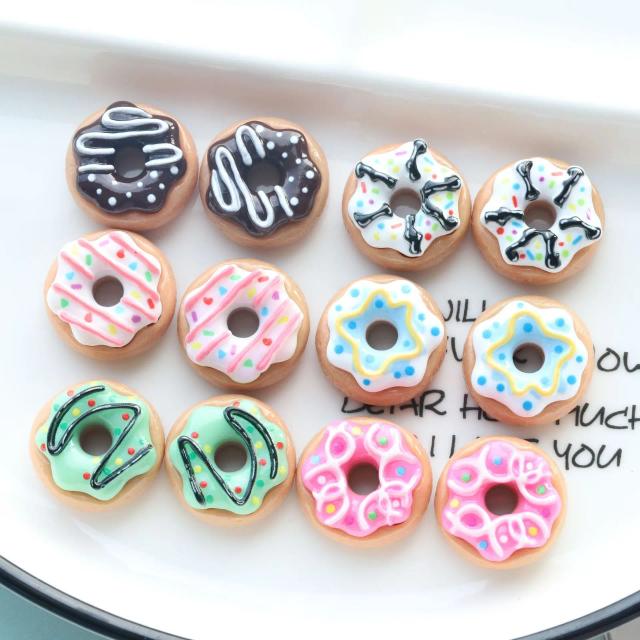 Mini Donut Ímãs de Geladeira Kawaii 12 Peças