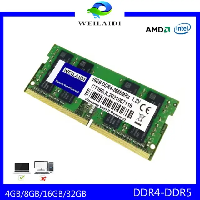 Memória RAM Notebook DDR4 DDR5 8GB 16GB 32GB 3200MHZ 4800MHZ 5200MHZ SODIMM