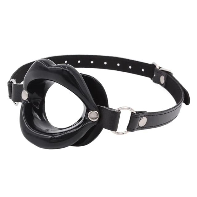 Mordaça de Silicone BDSM Boca Aberta - Tamanho Único
