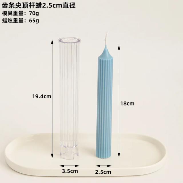 Molde de Silicone para Velas Formas Geométricas para Decoração Artesanal 1 Unidade
