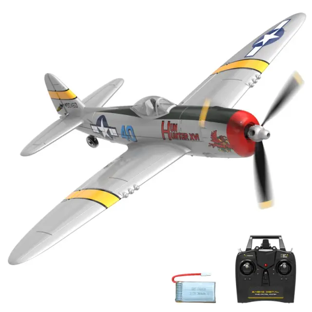 Volantex Spitfire RC EPP 400mm Envergadura Avião de Combate Acrobático 2.4G 4CH RTF