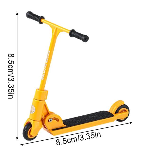 Scooter de Dedo T-Type Dobrável com Freio - Diversão e Coordenação para Dedos