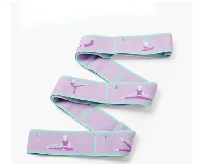 Yoga Stretch Belt Faixa Elástica para Exercícios em Casa Pilates e Fitness