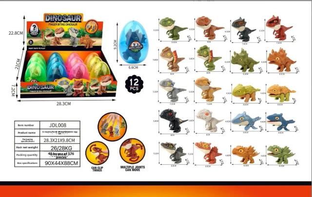 Brinquedo Ovo Dinossauro Escavação Realista Modelo Pré-histórico 1 Unidade