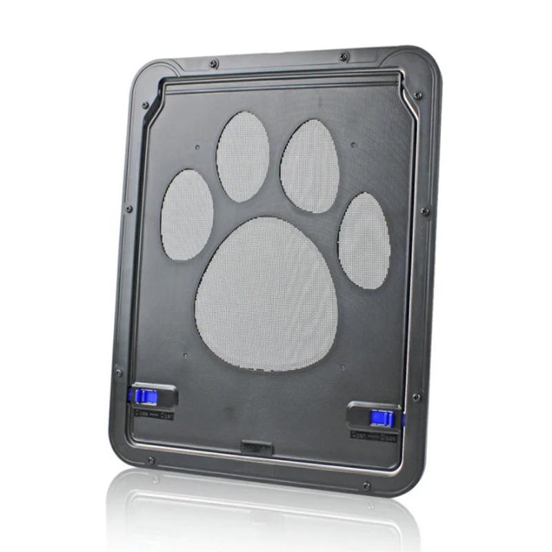 Grande cão e gato tela porta, função de fecho automático bloqueável, resistente porta Pet, cofre fácil, livremente entrar casa, janela do jardim ao ar livre - Image 1