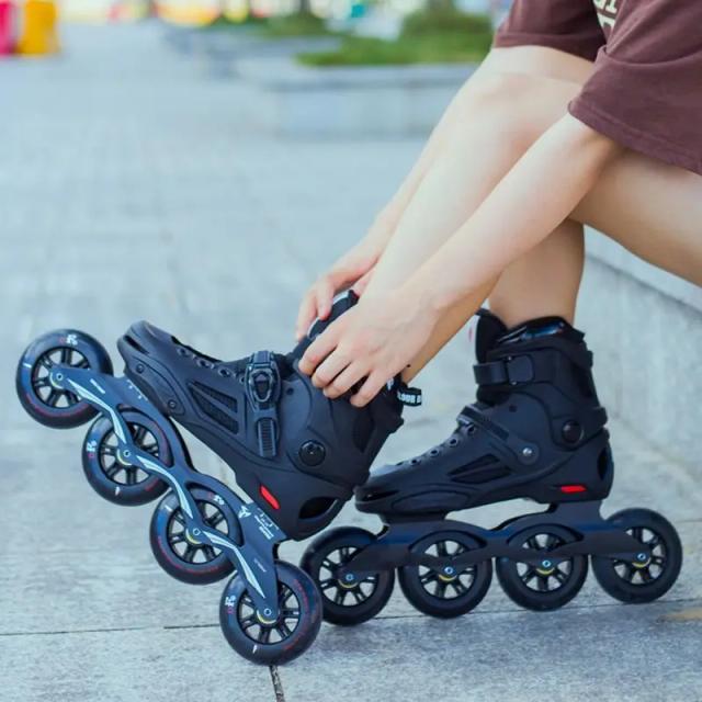 Patins de Gelo Velocidade Adulto 4 Rodas