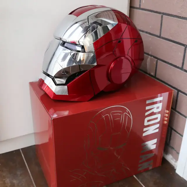 AutoKing Capacete Cosplay Homem De Ferro MK5 Controle de Voz 1:1