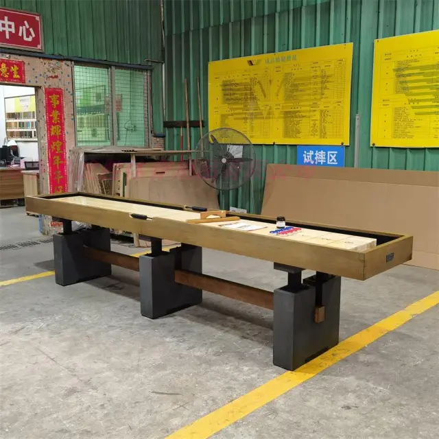 Mesa de Shuffleboard 9 Pés Profissional para Lazer e Competição