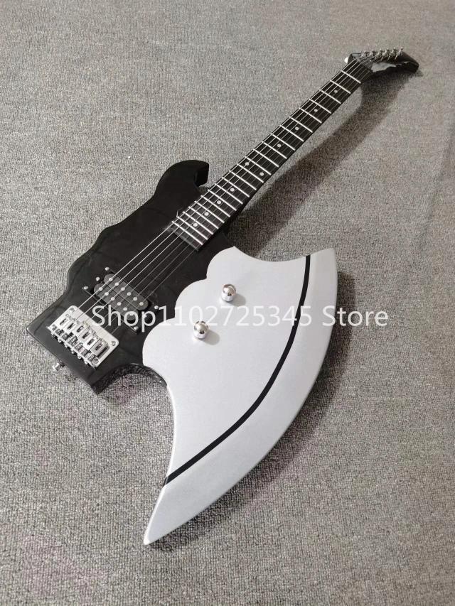 Guitarra Elétrica Machado 6 Cordas Jacarandá Prateado