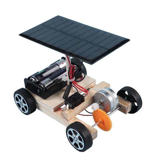 DIY Solar Car Model Kit para Crianças - Experimentos de Física Educacionais