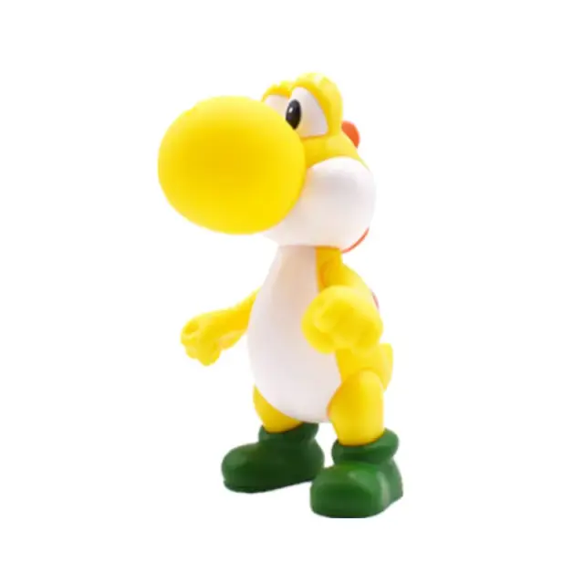 Figura de Ação Super Mario Luigi Peach Bowser Yoshi Wario Colecionável 12cm