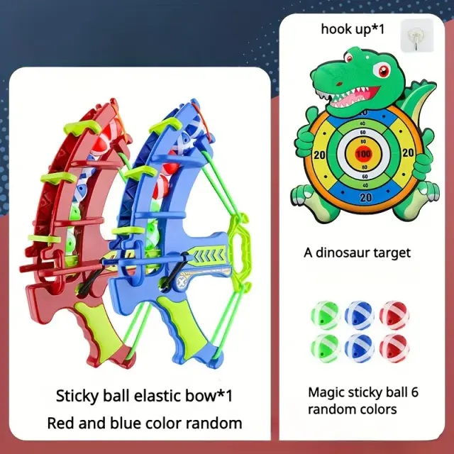 Montessori Lance Slingshot Sticky Ball Dartboard 1 Jogo