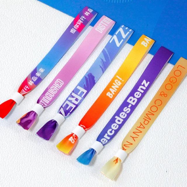Pulseiras de Evento Leves e Coloridas - 100 Unidades