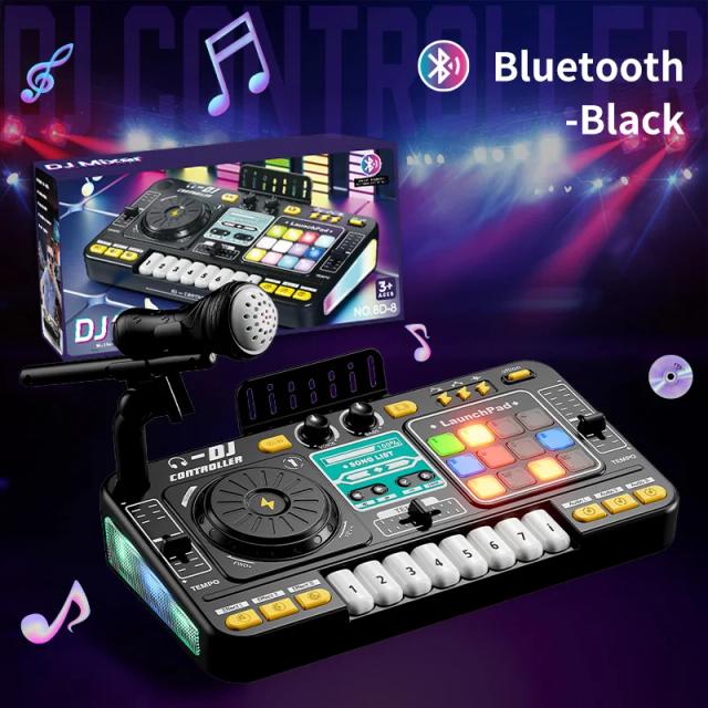 Brinquedo Controlador DJ Mixer Infantil Multifuncional para Crianças