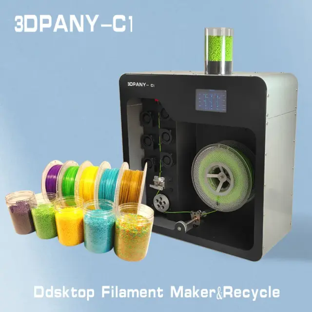 3DPANY C1 Extrusora de Filamento 1.75mm Reciclagem de Resíduos