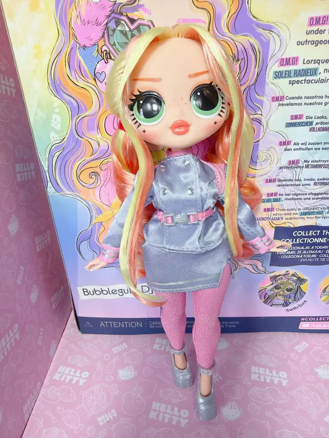 LOL Surprise OMG Boneca Neon Bee 25cm Brinquedo Articulado Presente Menina