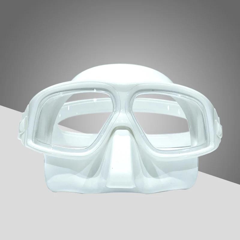 QYQ-Máscara Profissional de Mergulho Mergulho, Silicone Mergulho Goggles, Mergulho Panorâmico, Óculos de Natação para Adultos - Image 1