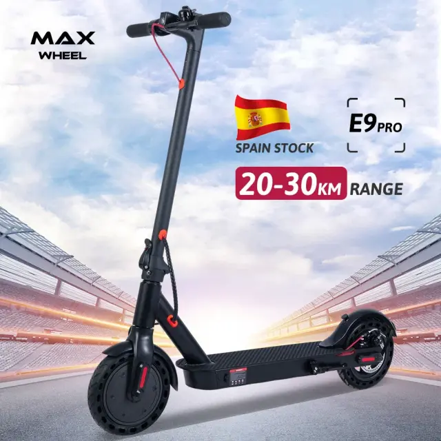 Roda Scooter Elétrica E9pro 36V 8.5 Polegadas Dobrável Rápida Adulto